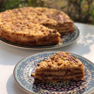 کیک سیب لایه‌ای