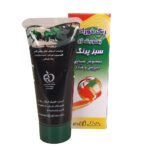 رنگ خوراکی ژله ‌ای سبز پررنگ خط زرد