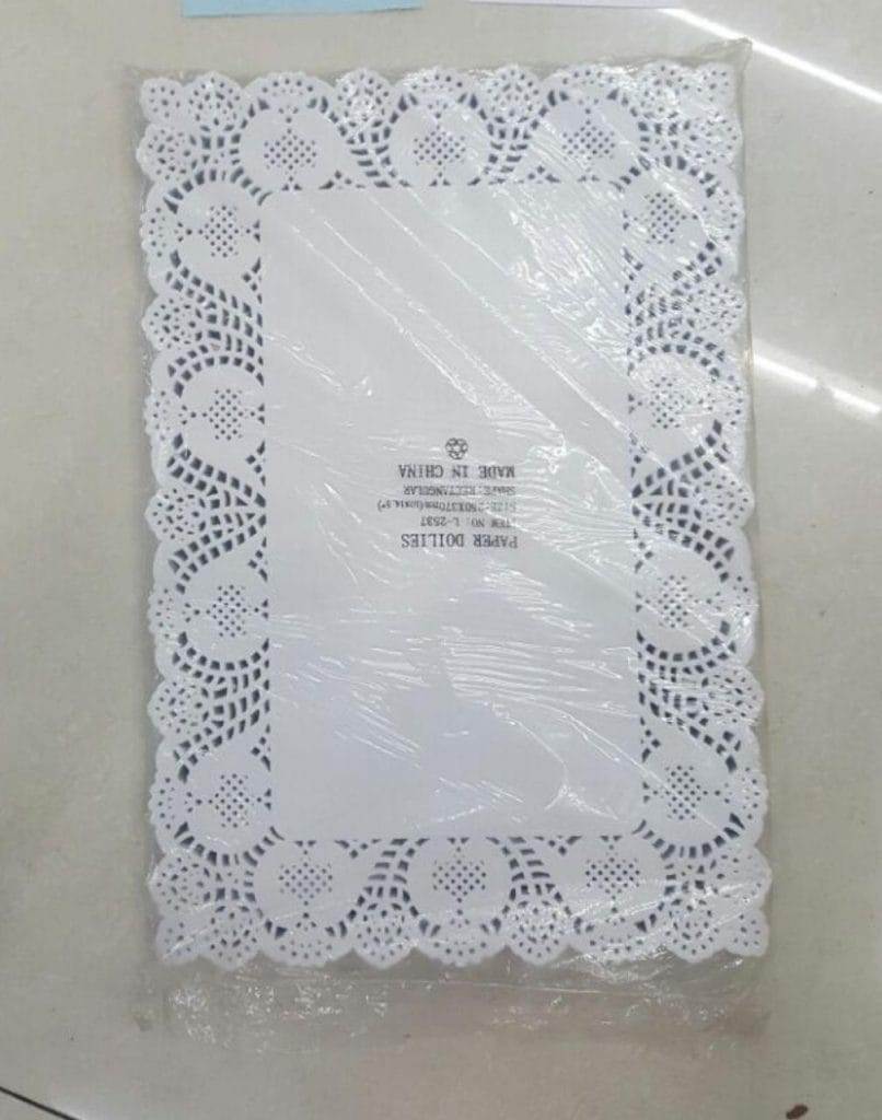 دستمال تزیینی زیر کیک