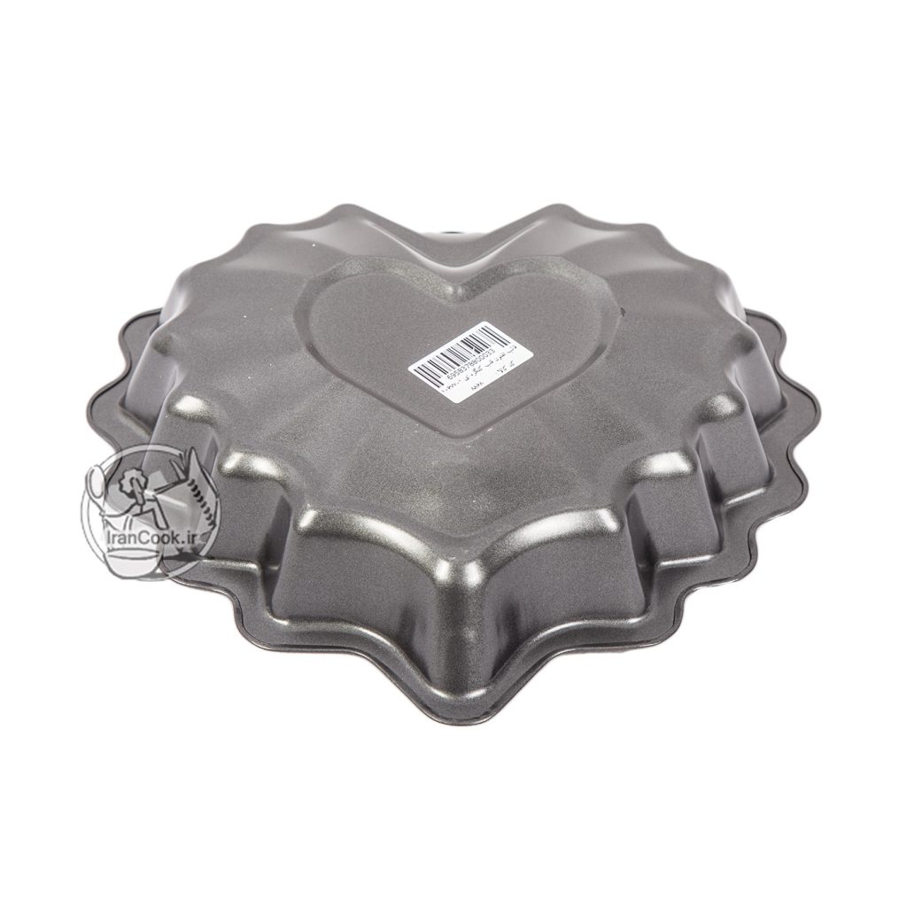 قالب تفلون قلب کنگره دار