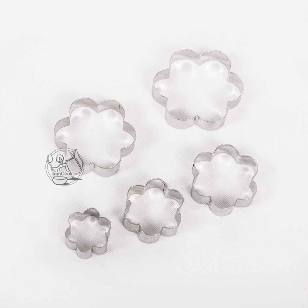 قالب برش فلزی طرح گل 5 عددی