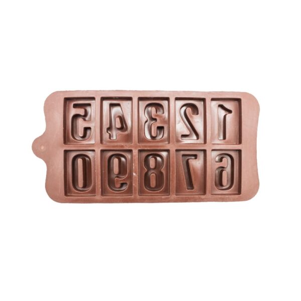 خرید قالب شکلات اعداد انگلیسی سیلیکونی