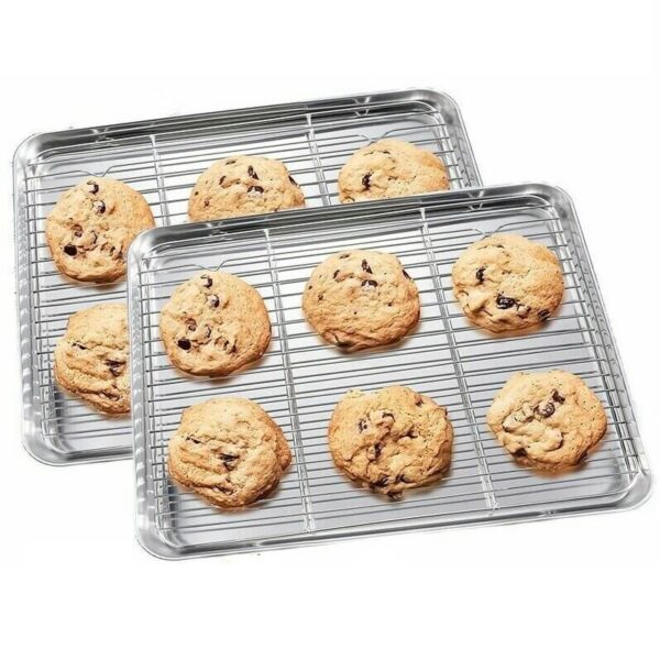 قالب و دیس کیک مستطیل رولتی 25 در 35 ارتفاع 2 موج - Image 4