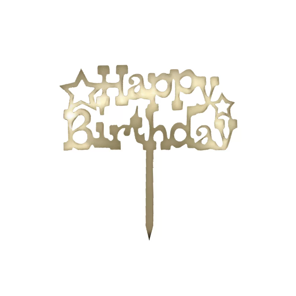 تاپر تولدت مبارک طرح ستاره