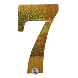 استند طلایی تولد عدد 7 (هفت) 42سانت