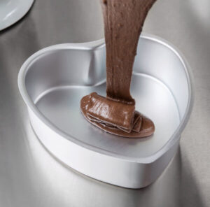 قالب کیک گالوانیزه قلب کوچک موج