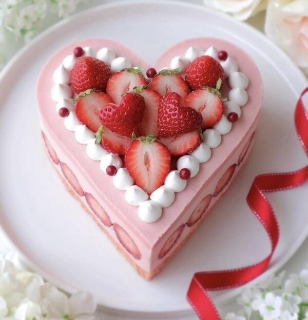 قالب کیک گالوانیزه قلب کوچک موج - Image 4