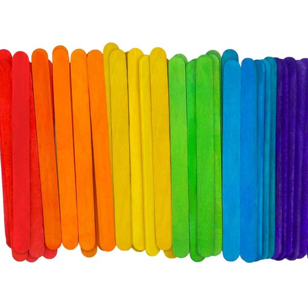 چوب بستنی رنگی بسته 35 عددی - Image 2