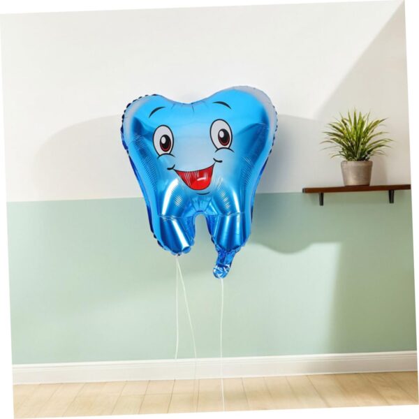 بادکنک فویلی دندان آبی - Image 3