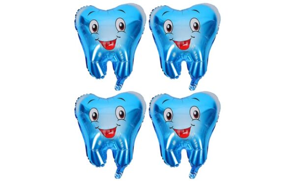 بادکنک فویلی دندان آبی - Image 6