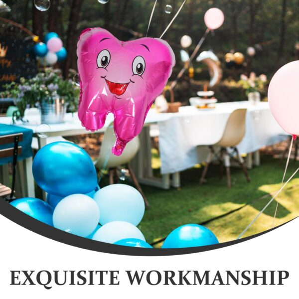 بادکنک فویلی دندان صورتی - Image 6