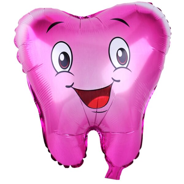 بادکنک فویلی دندان صورتی - Image 2