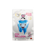 بادکنک فویلی دندان آبی