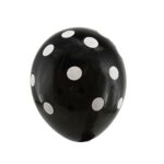 بادکنک مشکی خال سفید