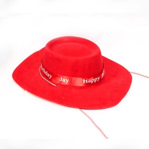 کلاه مخملی قرمز
