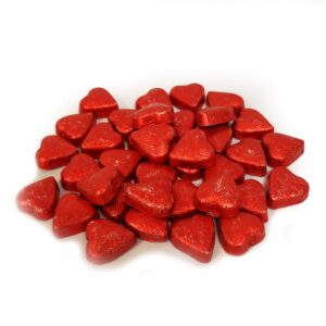 شکلات قلب قرمز