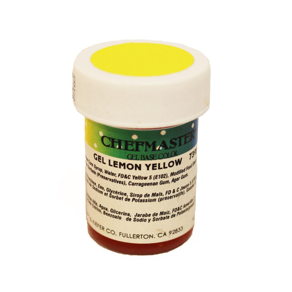 رنگ خوراکی شف مستر زرد ليمويي