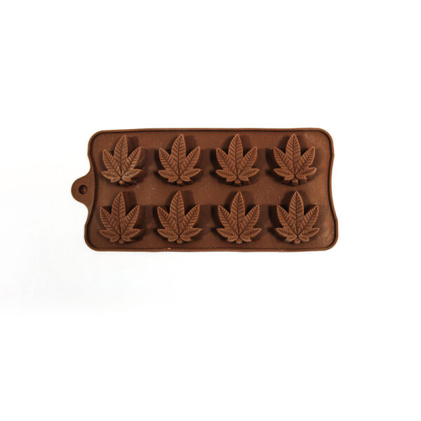 قالب شکلات سلیکونی طرح برگ