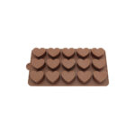 قالب شکلات سیلیکونی طرح قلب 15 تایی