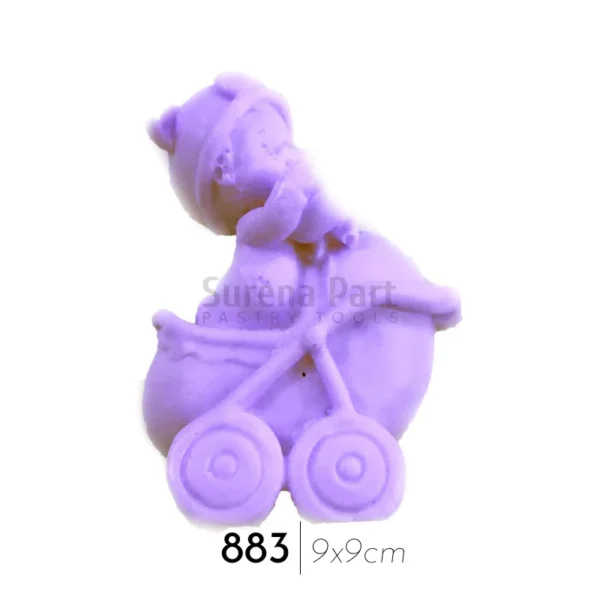 ملد سیلیکونی نوزاد و کالسکه سورناپارت - Image 3