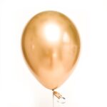 بادکنک لاتکس کرومی طلایی روشن