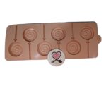 قالب سیلیکونی آبنبات دایره ای (پیچ) - Image 2