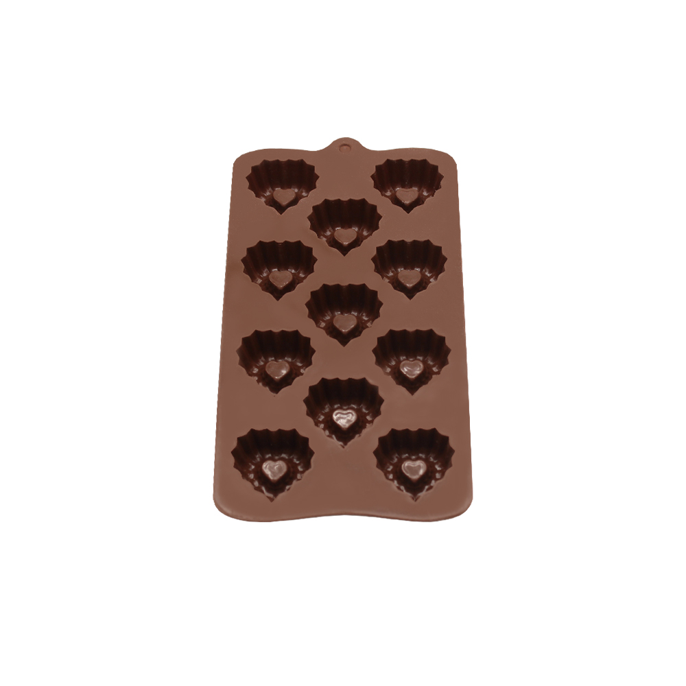 خرید قالب شکلات قلب کنگره ای