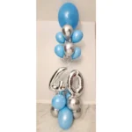 بادکنک فویلی عدد ۴ نقره ای - Image 3