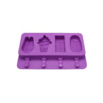 قالب سیلیکون پاپسیکل چهار عددی کد 001