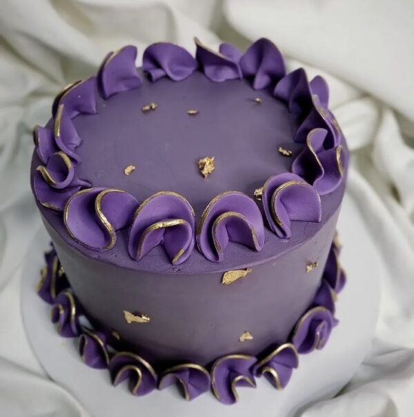 خمیر فوندانت بنفش کارو ۵۰۰ گرم - Image 6