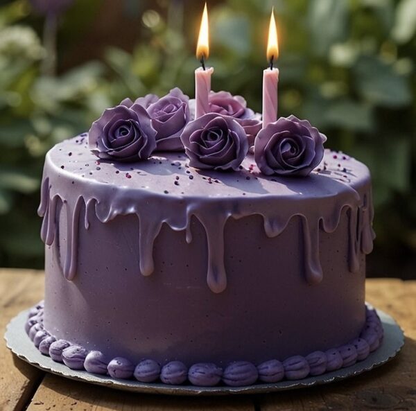 خمیر فوندانت بنفش کارو ۵۰۰ گرم - Image 5