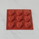 قالب سیلیکونی قلب سورپرایز ۹ عددی سورناپارت - Image 3