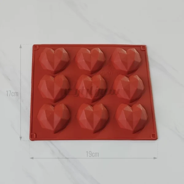 قالب سیلیکونی قلب سورپرایز ۹ عددی سورناپارت - Image 3