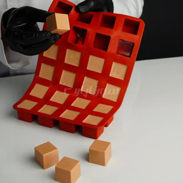 قالب سیلیکونی مکعب مربع ۳ سانتی ۲۴ عددی سورناپارت - تصویر 3