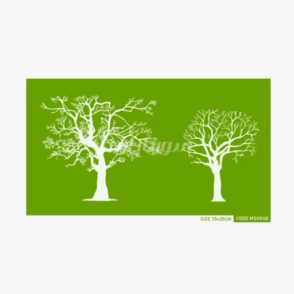 استنسیل طرح درخت 2 عددی کد 48 سورناپارت - Image 3