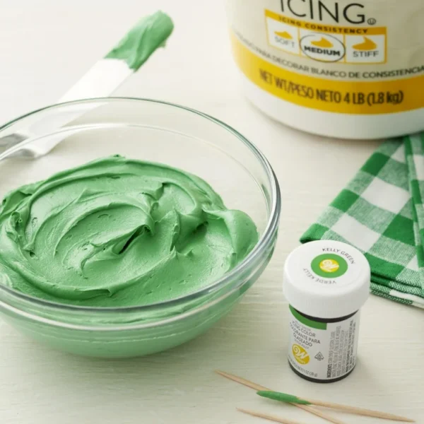 رنگ خوراکی ژله ای سبز KELLY GREEN ویلتون - Image 3