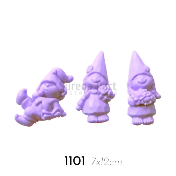 ملد آدمک کارتونی ۳ عددی سورناپارت - Image 3