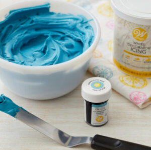 رنگ خوراکی ژله ای آبی پررنگ ( CORNFLOWER BLUE ) ویلتون