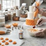 رنگ خوراکی ژله ای نارنجی orange ویلتون wilton