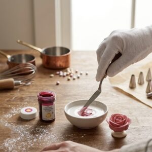 رنگ خوراکی ژله ای صورتی سیر (rose) ویلتون