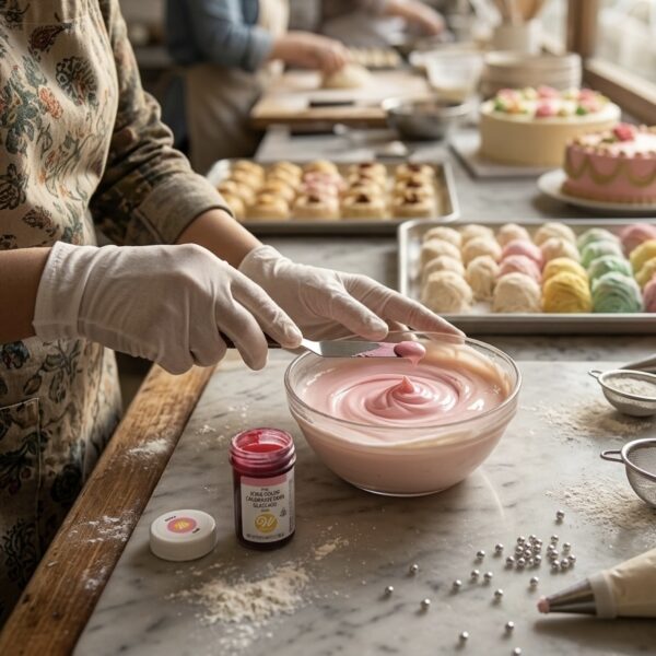 رنگ خوراکی ژله ای صورتی (pink) ویلتون