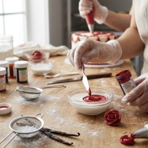 رنگ خوراکی ژله ای قرمز RED NO-TASTE ویلتون