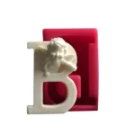 ملد سیلیکونی حرف B فرشته دار - تصویر 2