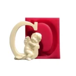 ملد سیلیکونی حرف G فرشته دار - تصویر 2