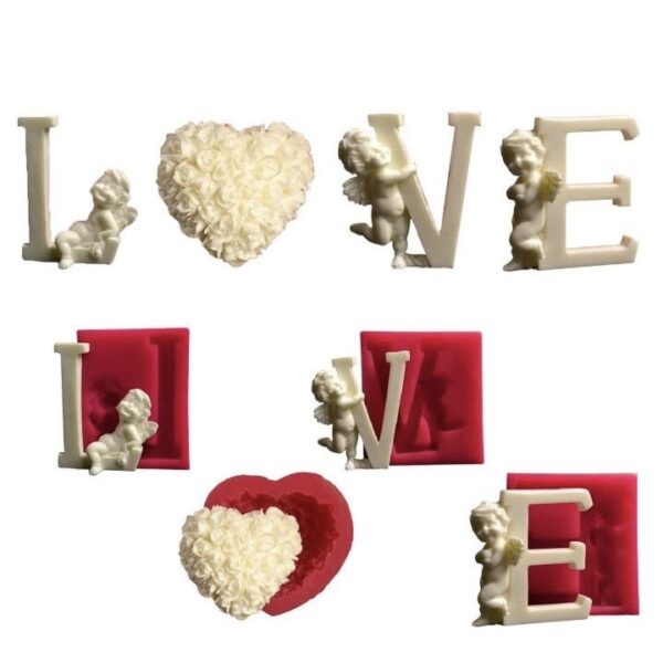 ملد سیلیکونی حرف L فرشته دار - Image 2