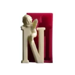 ملد سیلیکونی حرف N فرشته دار - تصویر 2