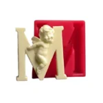 ملد سیلیکونی حرف M فرشته دار - Image 2