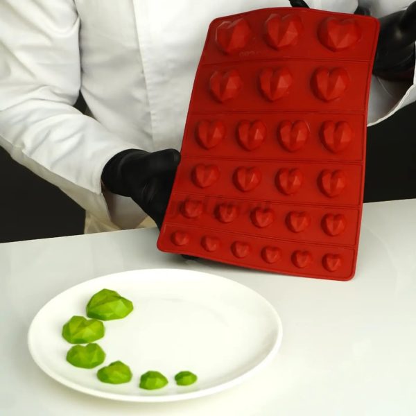 قالب سیلیکونی قلب اوریگامی میکس مستطیل سورنا پارت - Image 4