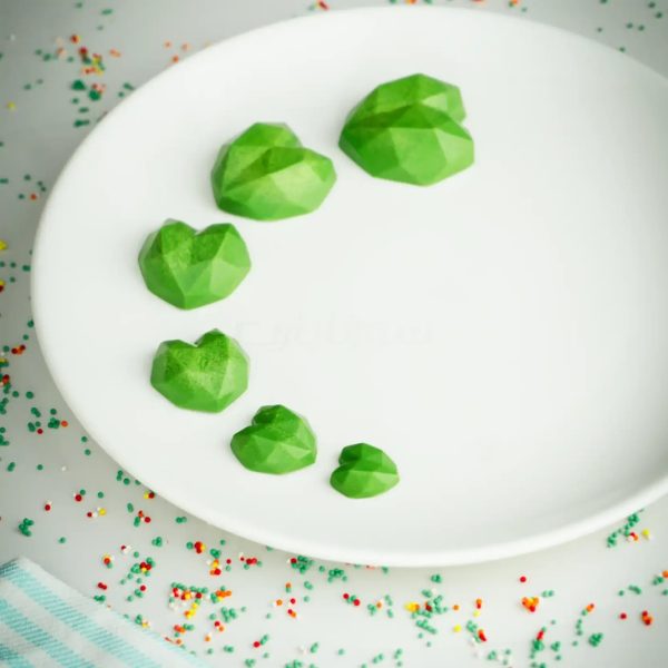 قالب سیلیکونی قلب اوریگامی میکس مستطیل سورنا پارت - Image 3