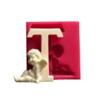 ملد سیلیکونی حرف T فرشته دار - تصویر 2